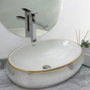 Ver imagem 1 de Cuba Cerâmica Banheiro/lavabo Luxo 62x42 Cm