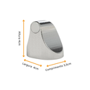 Ver imagem 4 de Trava Porta Prendedor Magnético Universal Comfort Door Cromado