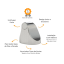 Ver imagem 5 de Trava Porta Prendedor Magnético Universal Comfort Door Cromado