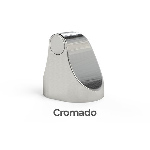 Trava Porta Prendedor Magnético Universal Comfort Door Cromado