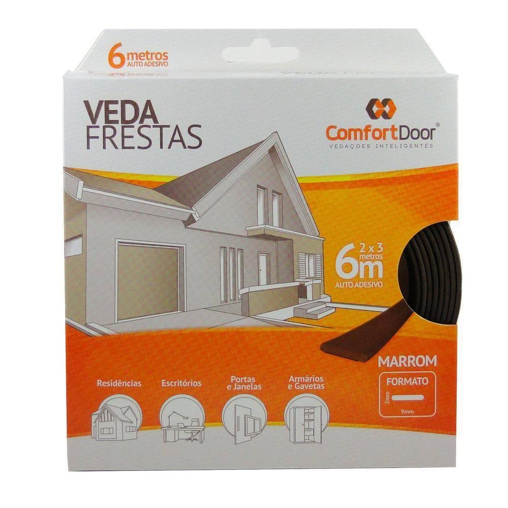 Veda Frestas Comfort Door I 6M Marrom - 3