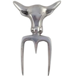 Garfo Tridente Para Churrasco Bull Garfo De Costelão Alumínio - 1