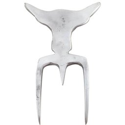 Garfo Tridente Para Churrasco Bull Garfo De Costelão Alumínio - 6