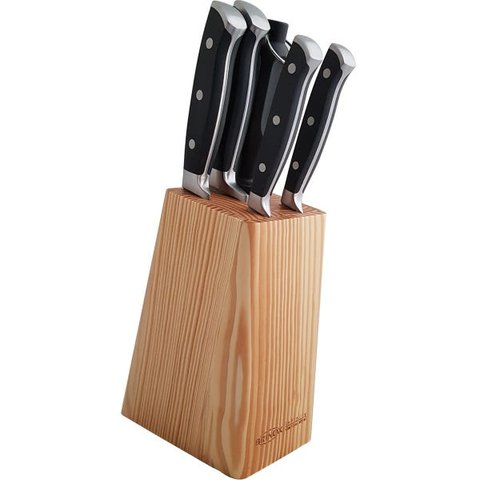 Cepo De Facas Brinox 4 Facas e Chaira Cozinha Jogo De Facas