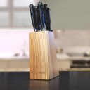 Ver imagem 2 de Cepo De Facas Brinox 4 Facas e Chaira Cozinha Jogo De Facas