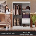 Ver imagem 7 de Guarda-Roupa 2 Portas de Correr de Espelho Max Madesa