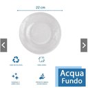Ver imagem 2 de Jogo de Pratos Fundo Duralex Acqua com 24und - Élpis Móveis