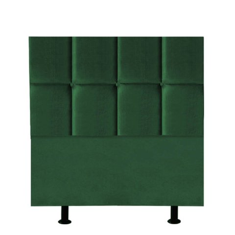 Cabeceira para Cama Box Solteiro 90 Cm Poliana:verde