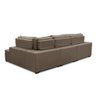 Sofá de Canto Retrátil e Reclinável com Molas LD 3,00x2,00m Viviane Suede Capuccino Madelina - 5