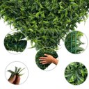 Ver imagem 4 de 10 Quadros Artificial Folhagem Samambaia Realista Parede Verde Muro Inglês Jardim Interno Decoração