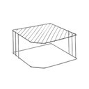 Ver imagem 2 de Cantoneira Cromada de Apoiar Arthi