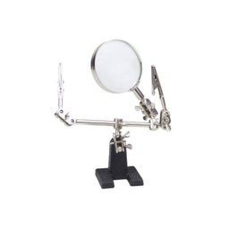 Lupa de aumento com Garras Articuláveis e Suporte - 1
