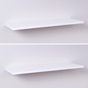 Ver imagem 1 de Kit com 2 Prateleiras 60 X 20cm Suporte Invisivel - Cor Branco