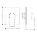 Ver imagem 2 de Acabamento Para Registro Monocomando Base  Padrão Deca Inox Cromado WJ-4994-AT1-CR JIWI