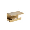 Ver imagem 1 de Papeleira Lorenzetti Loren Trend Brushed C/suporte 2024 G87 Gold | 7048699