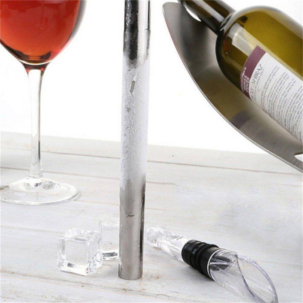 Bastão Resfriador de Vinho com Bico Aerador Inox Casa Bar - 4