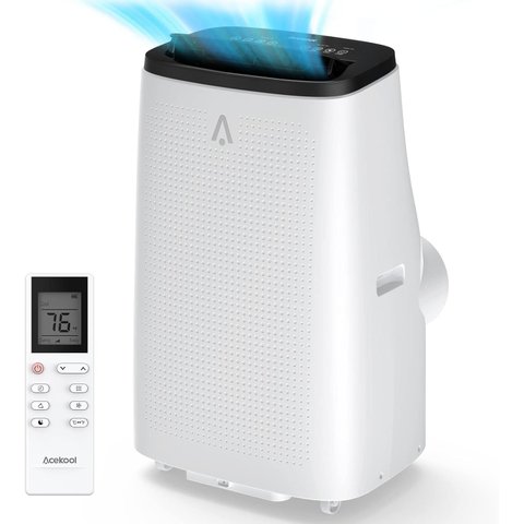 Takywep Ar-condicionado Portátil 15.000 Btu 3 em 1 Preto