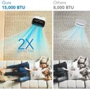 Ver imagem 7 de Takywep Ar-condicionado Portátil 15.000 Btu 3 em 1 Preto