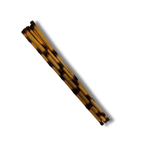 Bambu Tratado para Artesanato: 40mm X 1mt - 15un - Flambado