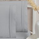 Ver imagem 3 de Jogo de Lençol Cama King 200 Fios Algodão 3 Peças Ponto Palito Anti-pilling com Toque Suave Premium: