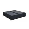 Cama Box King - Tecido Sintético Preto com Colchão Extra Firme D28-Suporta 80Kg - 2