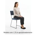 Ver imagem 7 de Cadeira de Jantar Minimalista Roma Linho Bege Base Aço Dourado - Ooca Móveis