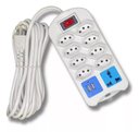 Ver imagem 2 de Régua Extensão Elétrica 9 Tomadas com 2 Usb e Cabo 2 Metros