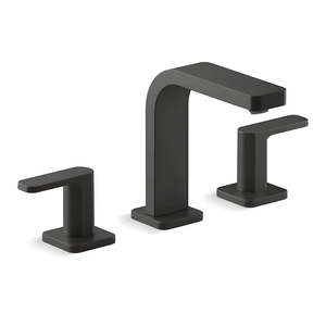 Misturador Lavatorio Parallel Duplo Comando Kohler Preto