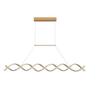 Pendente trançado 45W - Dourado - NITROLUX LP-204D
