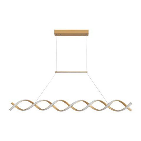 Pendente trançado 45W - Dourado - NITROLUX LP-204D