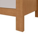 Ver imagem 4 de Mesa de Cabeceira 3 Gavetas Maggiore New - Lp - Rei de Casa Amendoa Clean/off White