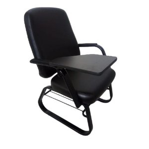 Cadeira para Obesos até 200Kg Universitária Linha Obeso Cor:Preto;