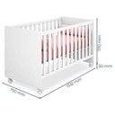 Ver imagem 7 de Quarto de Bebê Cômoda e Berço Doce Sonho Branco - Phoenix
