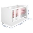 Ver imagem 6 de Quarto de Bebê Cômoda e Berço Doce Sonho com Colchão Branco - Phoenix