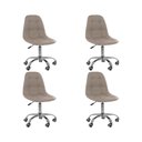 Ver imagem 1 de Kit 4 Cadeiras Office Eiffel Botonê Oficial Bege