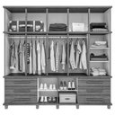 Ver imagem 3 de Guarda Roupa Casal Londres Malbec Off White – Luapa Móveis