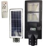 Luminária Solar 240W LED Poste Rua Sensor Controle Refletor Jardins Iluminaçao Externa - 1