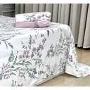 Ver imagem 3 de Kit de Lençol Queen 4 Peças Micro Percal 400 Fios - Toque de Pêssego Michele