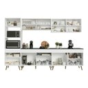 Ver imagem 4 de Armário Cozinha Modulada Completa 302cm Florença Multimóveis MP2441 Branco