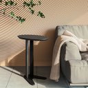 Ver imagem 1 de Mesa de Canto Tb604 60cm 100% Mdf Preto Fosco Dalla Costa