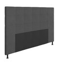 Ver imagem 4 de Cabeceira Cama Box Queen 160cm Suede Grafite