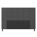 Ver imagem 3 de Cabeceira Cama Box Queen 160cm Suede Grafite