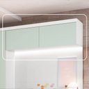 Ver imagem 2 de Armário Aéreo Modulado Casal 2 Portas Infinity Branco/Pistache