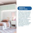 Ver imagem 7 de Armário Aéreo Modulado Casal 2 Portas Infinity Branco/Pistache