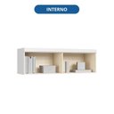 Ver imagem 6 de Armário Aéreo Modulado Casal 2 Portas Infinity Branco/Pistache