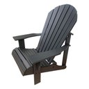 Ver imagem 2 de Cadeira Pavão Adirondack Jardim Externa Cinza Patativa Adirondack Pavão