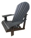Ver imagem 2 de Cadeira Pavão Adirondack Jardim Externa Cinza Patativa Adirondack Pavão