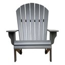 Ver imagem 1 de Cadeira Pavão Adirondack Jardim Externa Cinza Patativa Adirondack Pavão