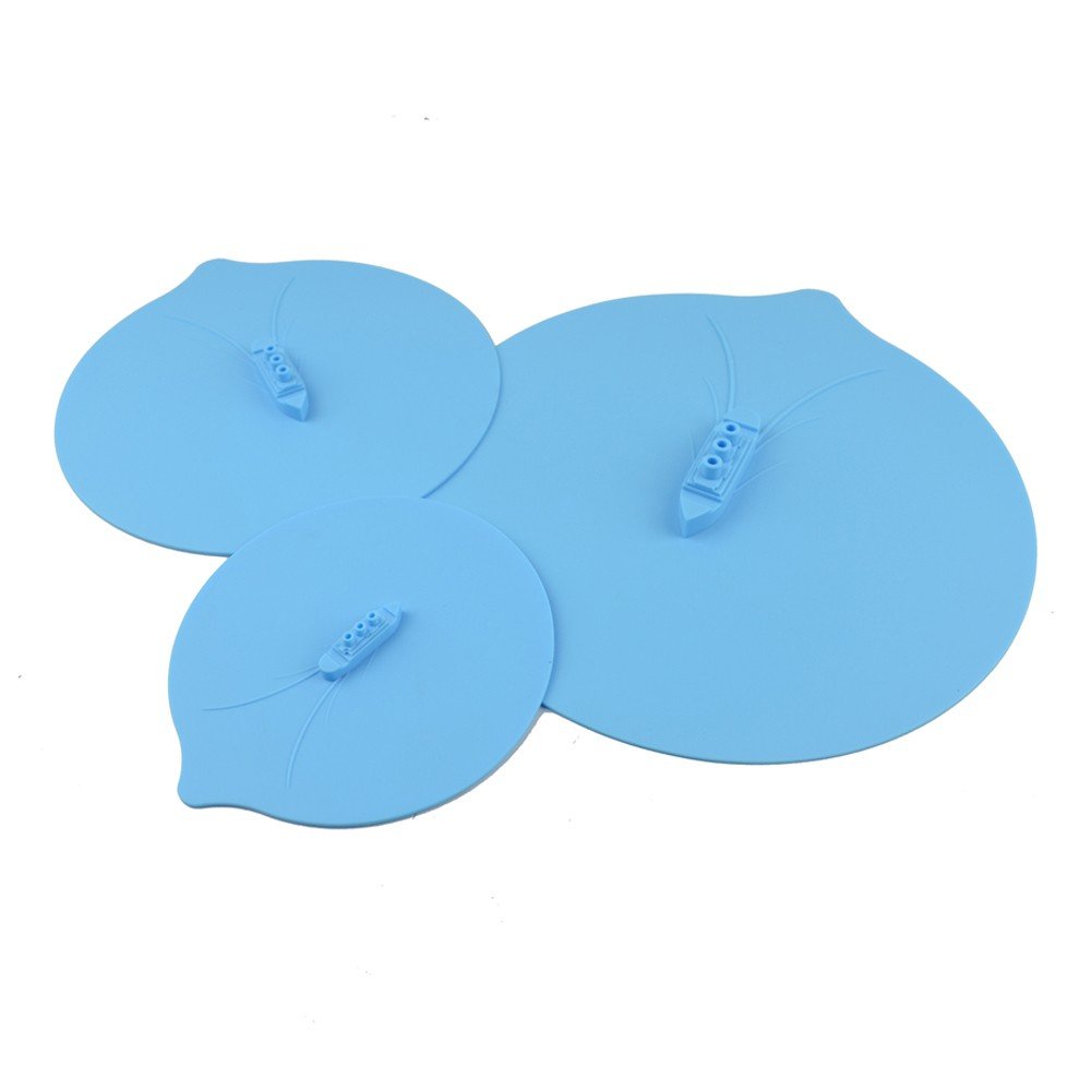 Conjunto De 3 Peças De Tampa De Silicone WALFOS  , Tampa De Recipiente à Vapor Para Panela De Pressã - 1