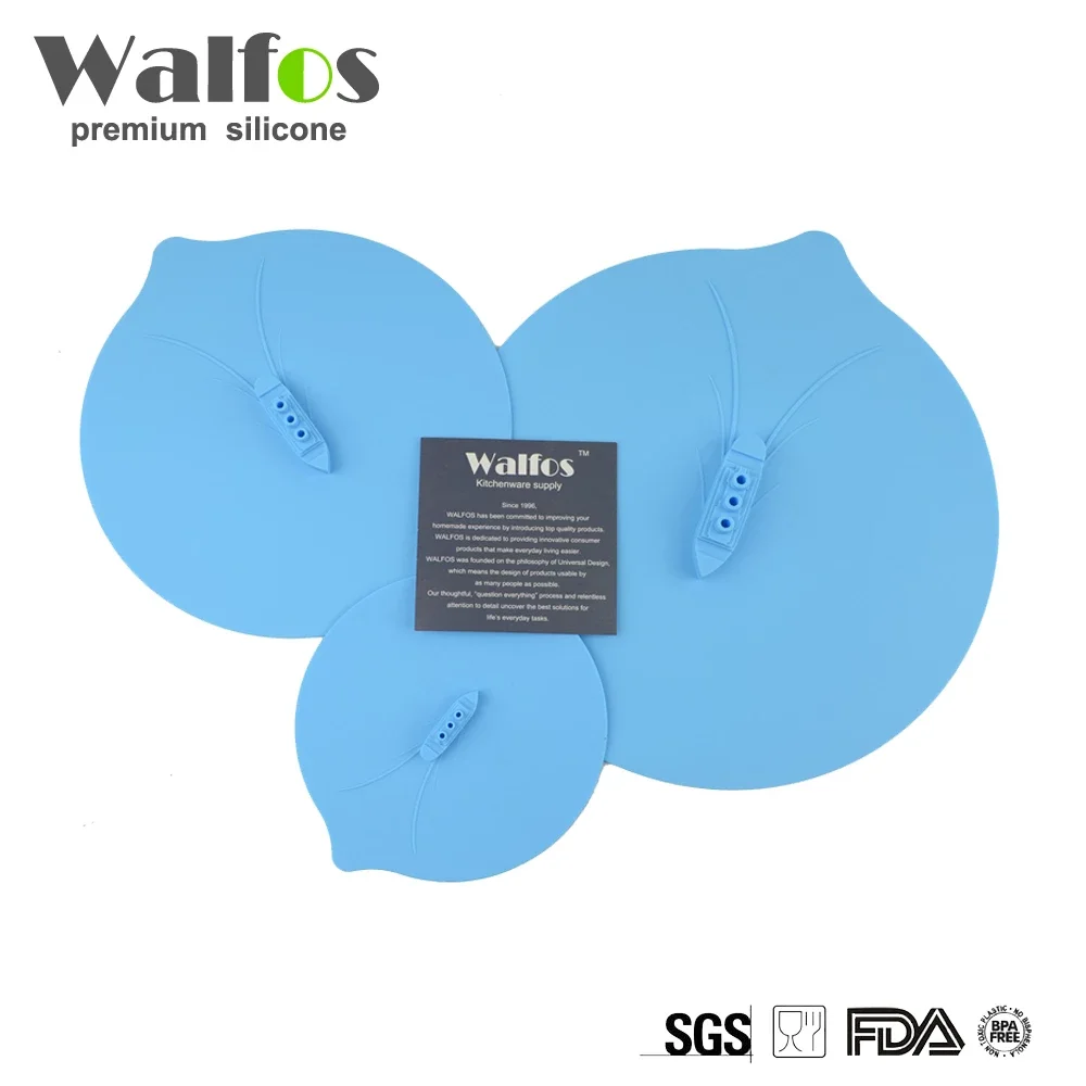 Conjunto De 3 Peças De Tampa De Silicone WALFOS  , Tampa De Recipiente à Vapor Para Panela De Pressã - 5